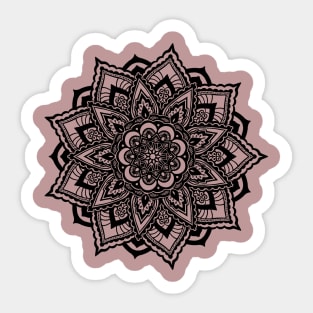 Mandala series- # 2 - Embroidered lotus Sticker